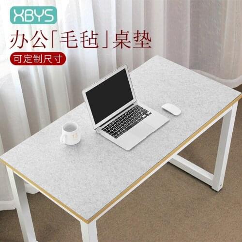 Felt mouse pad oversized office desk pad non-slip thickened home writing pad table cover Home Hotel Textile Decor