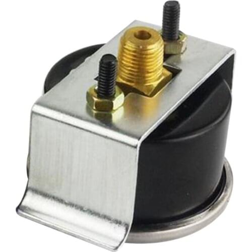 0~1.0MPa 0~150psi Pressure Gauge with Bracket Panel Type Dual Scale Display 1/8 or 1/4 Interface Thread Pressure Gauge