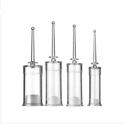 1ML 2ML 3ML 5ML clear plastic airless bottle break top bottle for sample test/lotion/emulsion/serum/essence/skin care packing