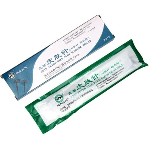 10 pcs Skin Needle Seven Star Needle Single-head dermal Needle beauty massage Plum Blossom Needle