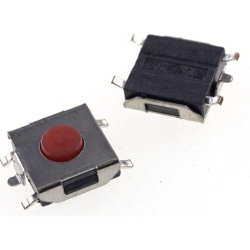 1000pcs 6.2x6.2 mm Tactile Switch SPST-NO Top Actuated Surface Mount Height 2.5 3.1 3.4 mm 250gf SMT Reflow Solder
