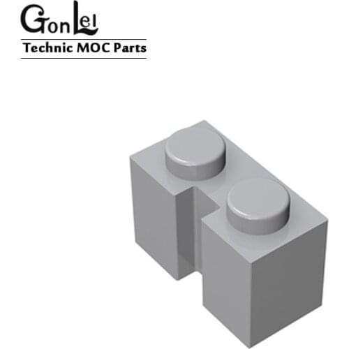 20Pcs/Lot Brick Special 1x2 with Groove MOC Building Blocks Brick Parts Kits Assemble Enlighten DIY Toys Compatible with 4216