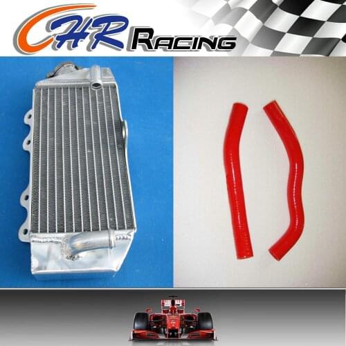 For Yamaha YZ85 2002-2011 2010 2009 2008 2007 2006 2005 2004 2003 Aluminum Radiator & Silicone radiator hose RED brand new