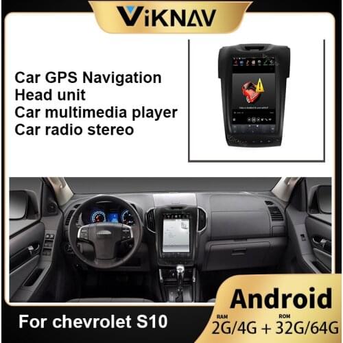 Android system car radio GPS navigator multimedia player for chevrolet S10 S-10 2012-2019 auto DVD player 11.6 inch