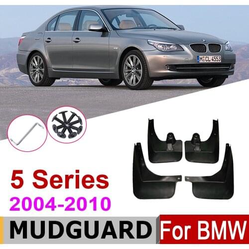 Car Mudflap For BMW 5 Series E60 2010~2004 Fender Mud Guard Flap Splash Flaps Mudguards Accessories 2009 2008 2007 2006 2005