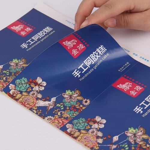 Disesuaikan / logo custom, Cetak kertas sticker, Atau transparan stciker pvc, Printing jelas, Pengiriman gratis