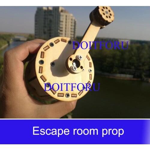 Escape room generator light up led clock light open the lock escape chamber prop takagism game tools