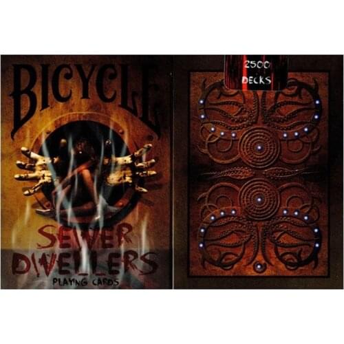 Bicycle Sewer Dwellers Playing Cards USPCC Collectable Deck Poker Size Magic Card Games Magic Tricks Props for Magician