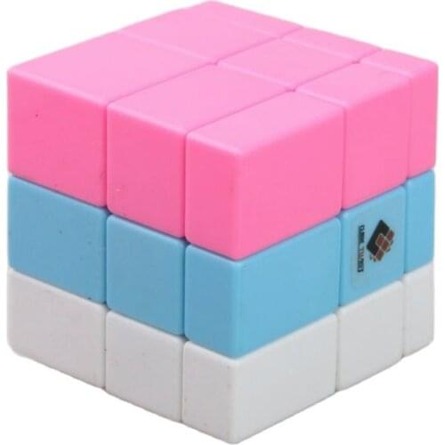 CubeTwist Mirror Blocks 3x3x3 Magic Cube Stickerless Puzzle Cube Educational Toys for Kids Children with Bracket