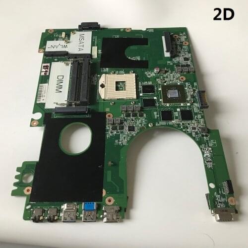 PALUBEIRA 17R N7720 For DELL 5720 7720 motherboard CN-072P0M 072P0M motherboard DA0R09MB6H1 DA0R09MB6H3 2D GT650M 2 GB Work well
