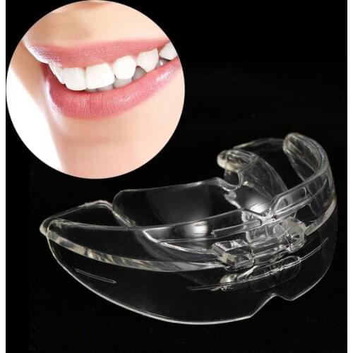 Invisible Orthodontic Braces Dental Mouthguard Straighten Teeth Tray Dental Orthotics Retainer Crowded Irregular Teeth Corrector