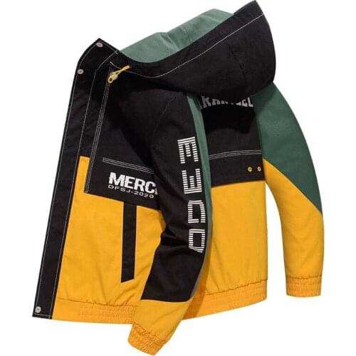 New Spring And Autumn Jacket Korean Slim And Handsome Hooded Casual Coat Youth Jacket Mens Wear