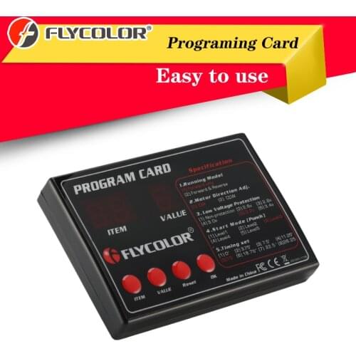 Flycolor Fly Monster Programing Card for Remote Control RC Boats Ship Flycolor ESC Electronic Speed Controller