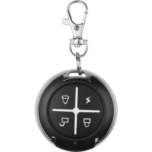 Kebidu 433Mhz wireless remote controller RF circular 4-channel key duplication remote control, used for garage door keychain