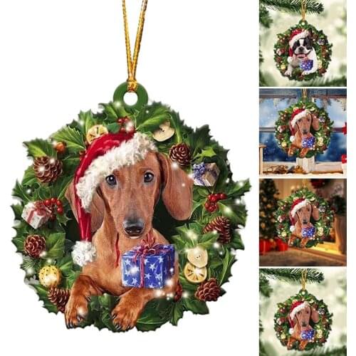 Boston Terrier and Christmas Gift Christmas Tree Decoration Gift for Boston Terrier Lover Ornament A1