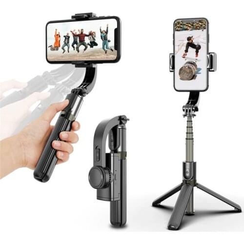 Bluetooth-compatible Handheld Gimbal Stabilizer Mobile Phone Selfie Stick Holder Adjustable Selfie Stand For iPhone/Huawei