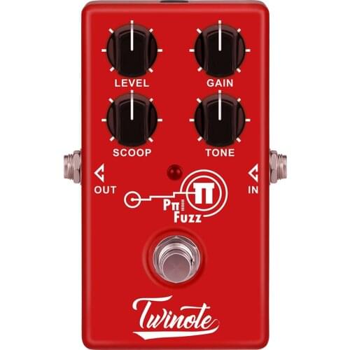 Twinote Analog Modern FUZZ Effects Pedal Processsor Distortion High Gain Tube Sound Electric Guitar Effect Pedals Accessories
