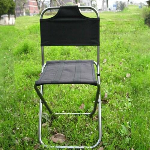 Outdoor portable multifunctional folding stool backrest fishing chair aluminum alloy folding chair Maza Fishing chair camping fo