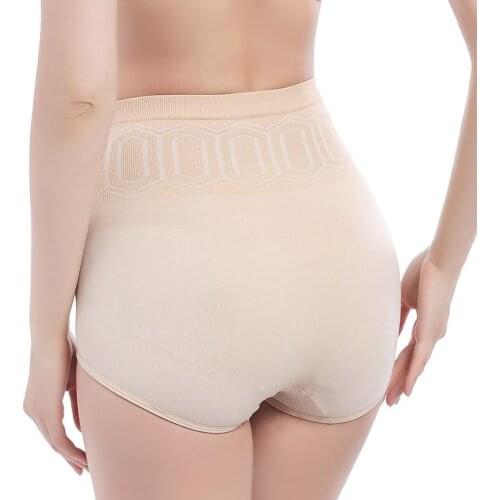 Womens High Waist Control Panties Tummy Body Shaper Briefs Slimming Pants Ladys Underwear Female Lingerie Underpants