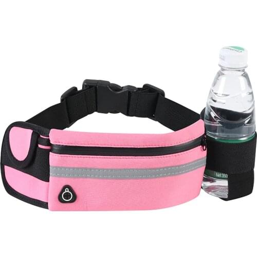 Waterproof waist bag mens sports running waist bag ladies mobile phone holder belt bag gym fitness travel bag chest bag riding