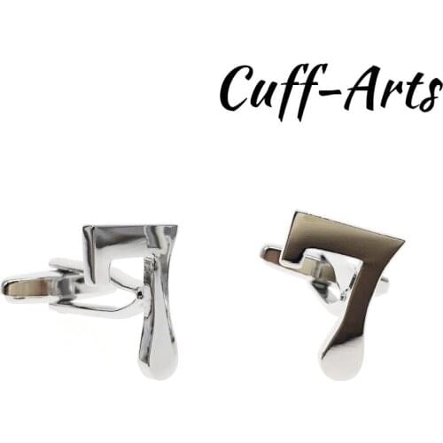 Cufflinks for Men Arabic Numerals 7 Cufflink Shirt Cuff links Gifts for Men Gemelos Les Boutons De Manchette by Cuffarts C10284