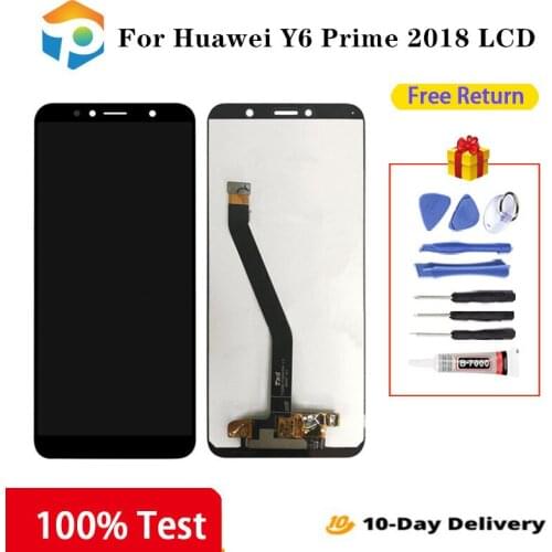 Grade AAA For Huawei Y6 2018 LCD Display Replacement Screen Digitizer For Huawei Y6 Prime 2018 LCD Touch Screen Ori Free Tools