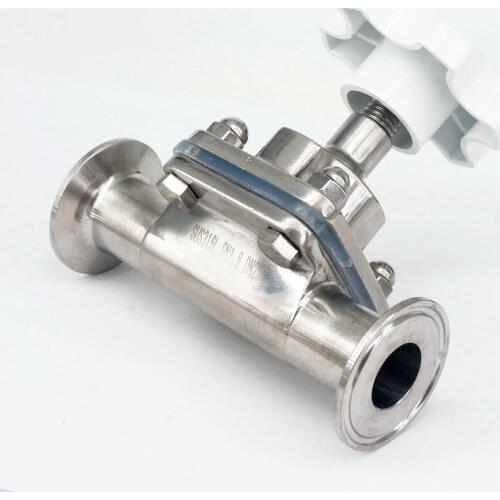 1" 25mm 316 Stainless Steel Sanitary 1.5" Tri Clamp Diaphragm Valve Brew beer Dairy Product