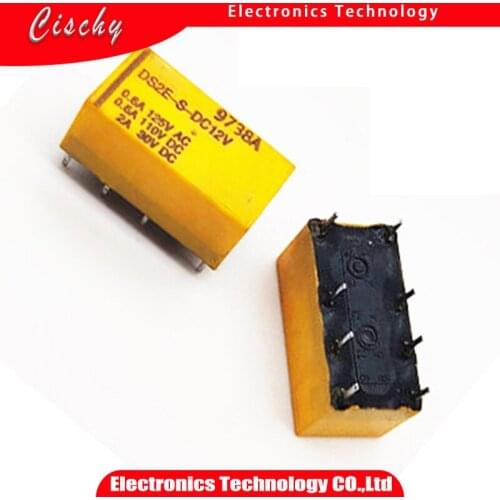 2pcs DS2Y-S-DC12V AGY2323 4078 Relay DIP8