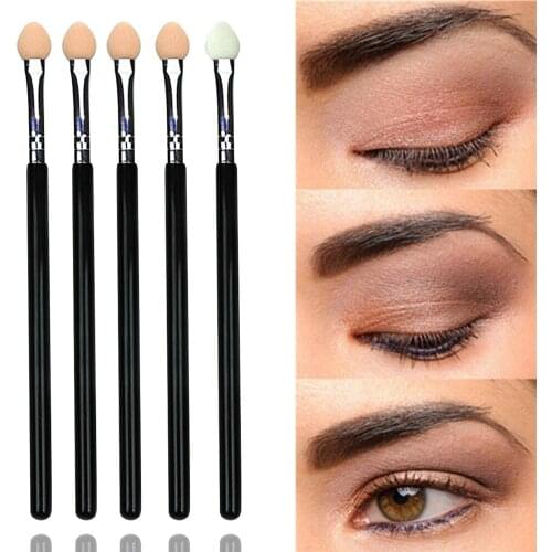 5PCS Portable Professional Dual Color Foundation Blending Makeup Brush Eye Shadow Brush Blending Makeup Brushes Beauty Tool