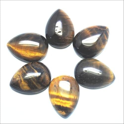 5pcs nature semi precious stone cabochons jadee carnelian unakite tiger eye malachite red stone black onyx turquoisee 13x18mm