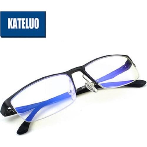 Aluminum Magnesium Anti Blue Laser Fatigue Radiation-resistant Mens Optical Eyeglasses Glasses Frame Oculos de grau Eyewear 298