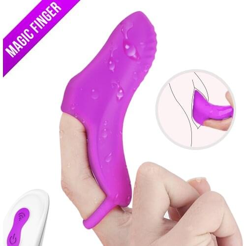 Wireless Remote Control Finger Sleeve Vibrator G-spot Clitoral Stimulator Massage Vibrator Sex Toys For Women Orgasm Sex Shop
