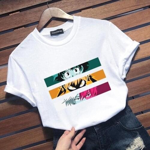 New Fashion Men Women My Hero Academia T Shirt Boys Girls Teens Printed T-shirt Cotton Casual Cool Short Sleeve Couple Tee Tops