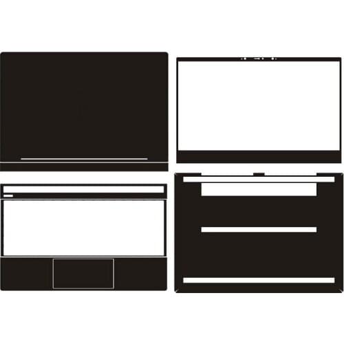 KH Laptop Sticker Skin Decal Carbon fiber Cover Protector for HP SPECTRE 13 AF004TU 13.3"