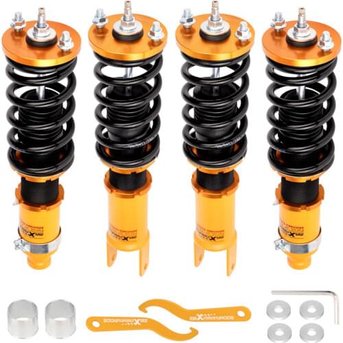 24 Step Tuning Coilover Suspension Kit for Honda Civic EK EJ EM 96-00 Adj Height for Integra 3rd Gen 2000 DC4 DC2 Type R Spring