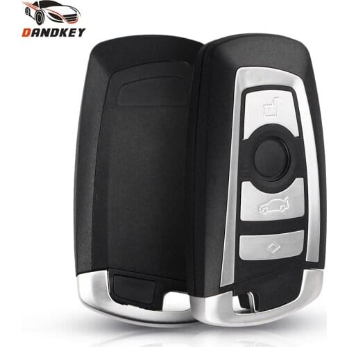 Dandkey 20pcs Replacement Smart Key Shell For BMW CAS4 F 3 5 7 Series E90 E92 E93 X5 F10 F20 F30 F40 Remote Car Key Case
