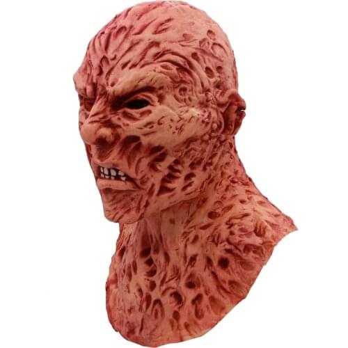 Cosplay Freddy Krueger Mask Halloween Christmas Party Mask Adult Scary Horror Costume Fancy Dress Mask C34K187