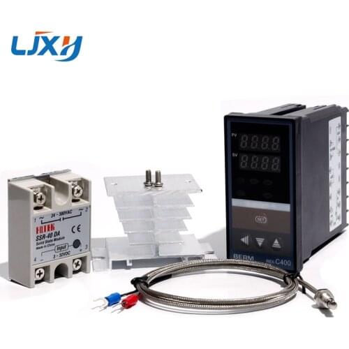 LJXH REX-C400 Digital Thermostat PID Temperature Controller Thermostat 40DA Kit