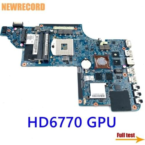 NEWRECORD 665342-001 665342-601 For HP Pavilion DV6T DV6-6000 Laptop Motherboard HD6770 GPU DDR3 main board full test
