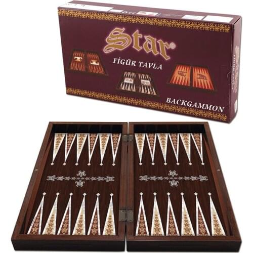 Figured Turtle Trainer Backgammon Set Trendy Family Board Games Very Special Gift Woman Man New Home Best Quality