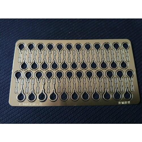 NIDALE model Free shipping Classic sail boat model parts : The Pulley Fixation Fixed Metal Blocks 64pcs / sheet