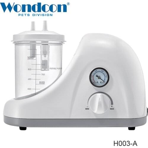 Wondcon Portable Phlegm Suction Unit Small volume Oil-free piston Phlegm Suction