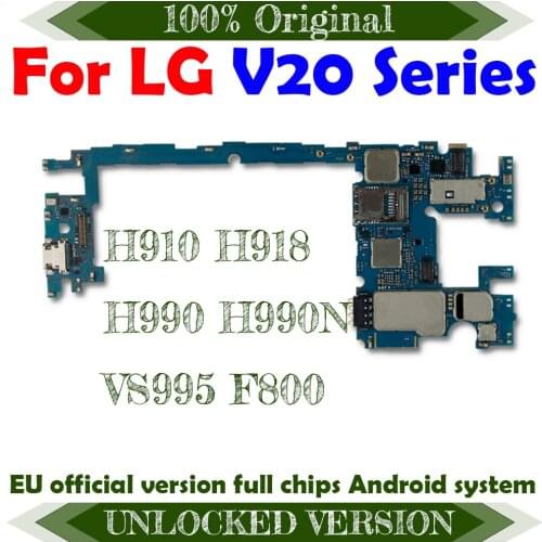 TDHHX Unlocked Mobile Electronic Panel Mainboard Motherboard For LG V20 H910 H918 H990 VS995 F800 64GB ROM With Android System