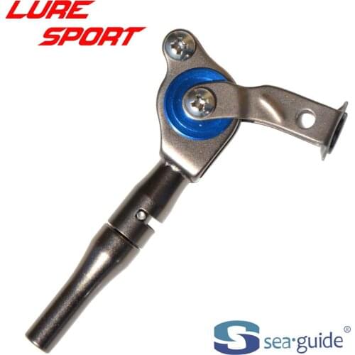 SEAGUIDE SCXRHT-T Steel frame Brass Rollers Top guide Heavy Duty Boat Fishing Rod Building component Repair DIY Accessory