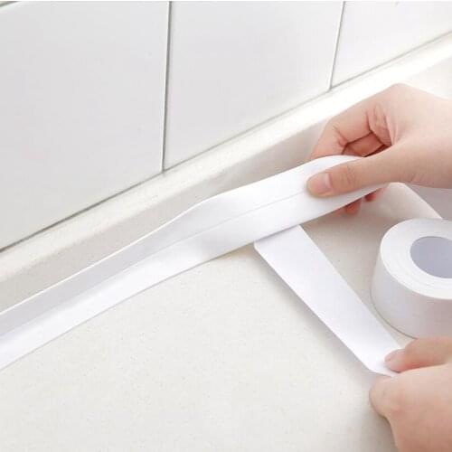 PVC Kitchen Bathroom Border Tools Crack Wall Sealing Strip Waterproof Tape Rust-proof Adhesive Tile Crack Repair Mold Tape