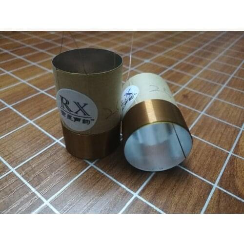 2 pcs ID:25.5mm 1" 10 ohm White aluminous Skeleton for repair woofer bass horn speaker voice coil