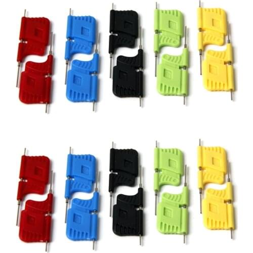 10Pcs Mini IC Clamp SOP / SOIC / TSSOP / TSOP / SSOP / MSOP / PLCC QFP SMD IC Chip Pin CLIP DIP Mini Chipset
