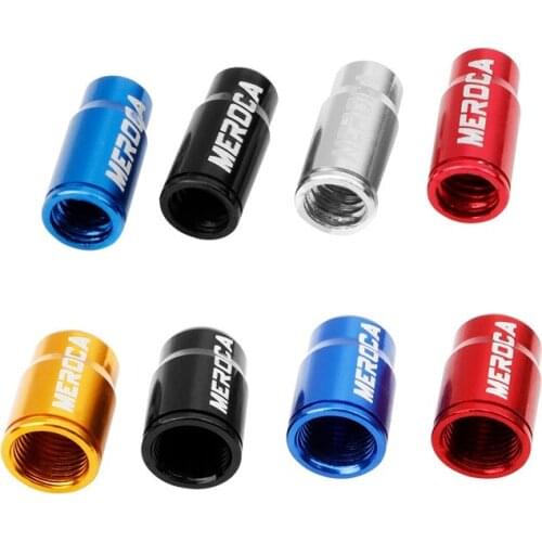 2 Pcs MEROCA Dustproof Aluminium Alloy Road Bicycle Tire Valve Cap Iamok Mountain Bike Schrader/Presta Valves Dust Cover
