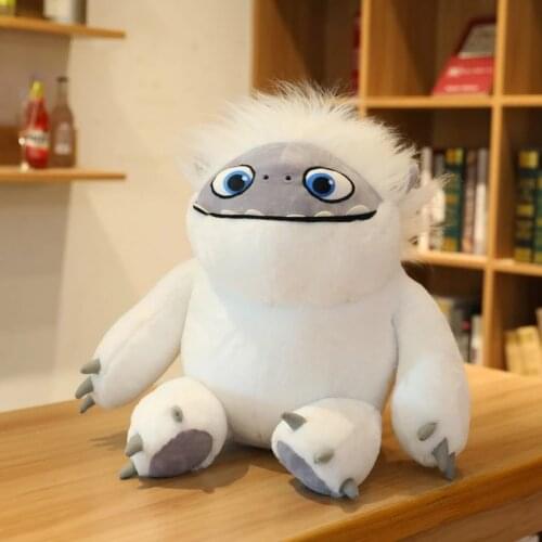 23-55CM Yeti Abominable Snowman Mascot Child Pillow Cushion Doll Soft Stuffed Plush Toys Gift Christmas Present Creative Gift