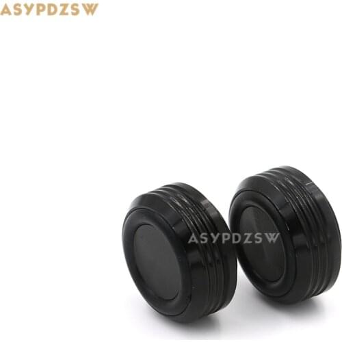 4PCS 30*13 Wavy black aluminum HIFI DIY Audio amplifier Speaker damping pads Computer machine feet